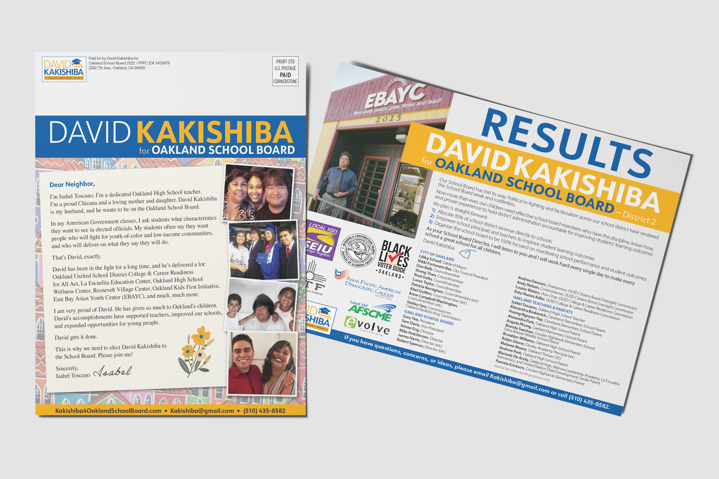 David Kakishiba postcard